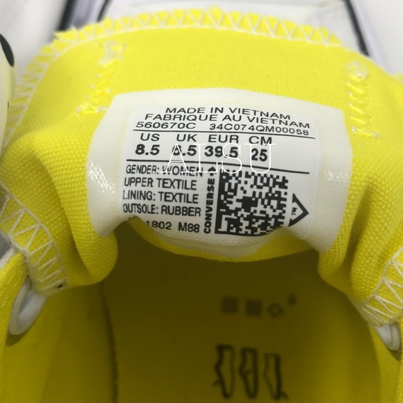 Converse Ctas Big Eyelets OX White Fresh W AUTHENT - Picture 7 of 7